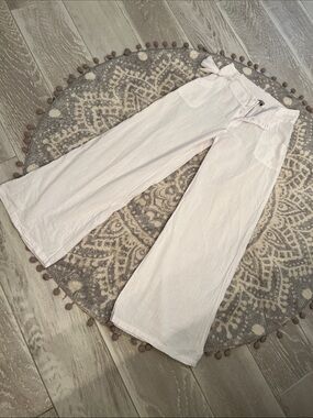 Women’s Wide-Leg 100% Quality Cotton button-up pants. Never Worn!